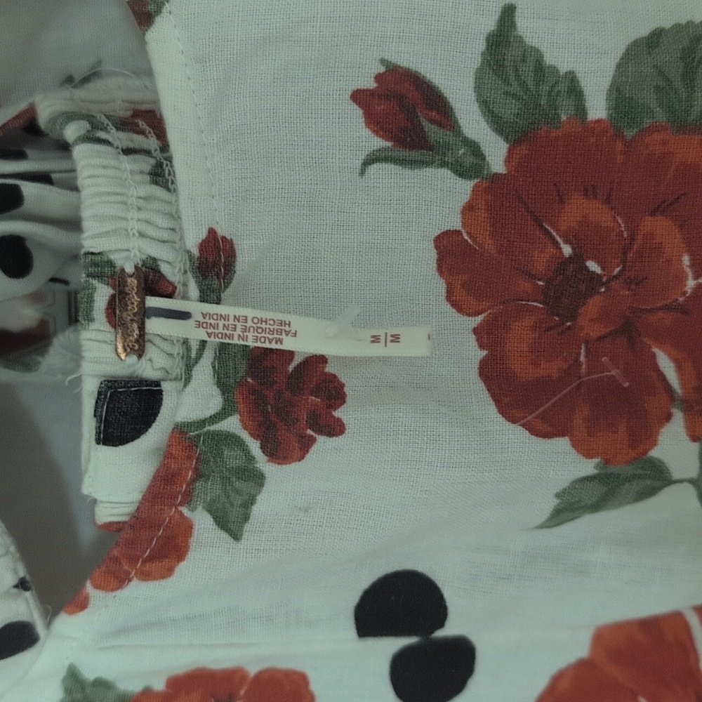 Free People - BomBom Floral Printed Mini Dress - Picture 7 of 8